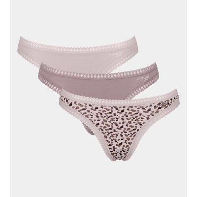 Lot de 3 strings en coton Go Crush SLOGGI