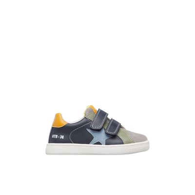 Sneakers en cuir et velours PINN VL. NATURINO