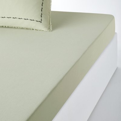 Drap housse coton/lin bonnet 30 cm, Eleanor LA REDOUTE INTERIEURS