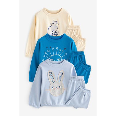 Pyjamas manches longues, lot de 3 NEXT