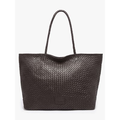 Sac porté épaule A4 Lisbonne cuir BASILIC PEPPER