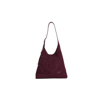 Sac porté épaule en cuir suédé, DONNA NAT & NIN