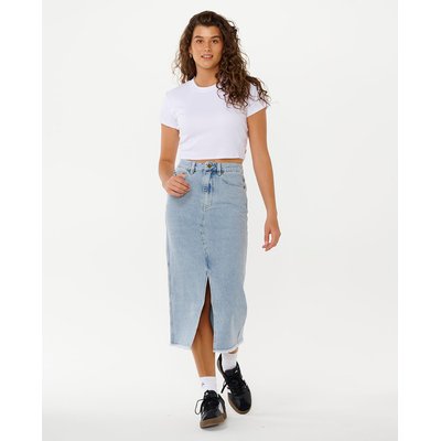 Jupe midi en jeans The SEARCH DENIM RIP CURL