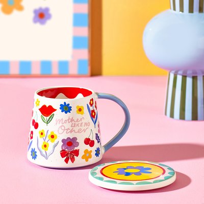 Mothers Day Cherry Special Mug & Coaster Set ELEANOR BOWMER