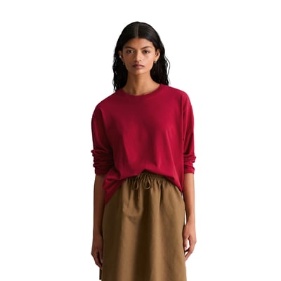 T-shirt long relaxed en coton organique MARC O’POLO DENIM