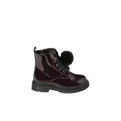 Boots vernies lacées et zippées VERTBAUDET