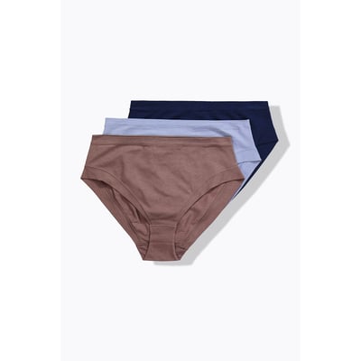 Lot de 3 slips midi, matière ultra-douce ULLA POPKEN