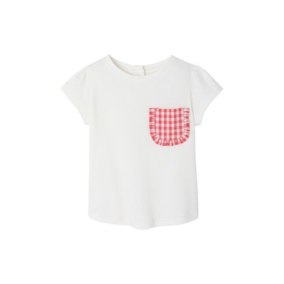 T-shirt poche fantaisie vichy VERTBAUDET