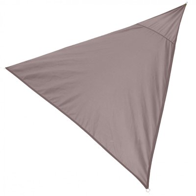 Toile ombrage triangulaire taupe - 300x300x300cm SUNNYDAYS