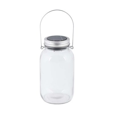 Bocal solaire LED en verre JARDINDECO