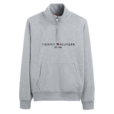 Pull col zippé homme tommy hilfiger online