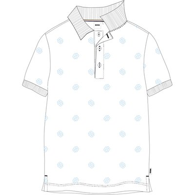 Polo à coupe droite imprimé BOSS KIDSWEAR