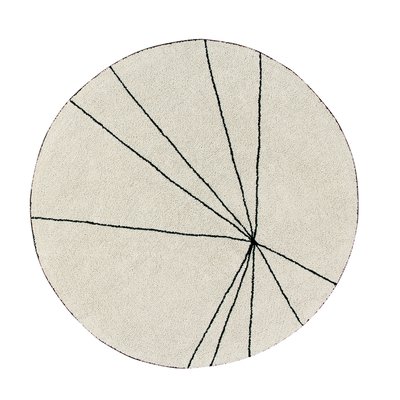 Tapis Rond en coton Tracer BEREBER CLASSICS LORENA CANALS