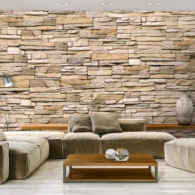 Papier peint intissé panoramique Decorative Stone EDEN