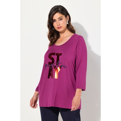 T-shirt col rond et manches 3/4 ULLA POPKEN