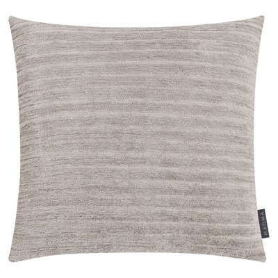 Housse de coussin jacquard velours chenille STRIPY MAGMA HEIMTEX