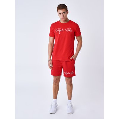 Tee-shirt basic broderie Essentials Project X Paris PROJECT X