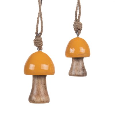 Sets de 2 suspensions champignon   en bois (lot de 4) AMADEUS