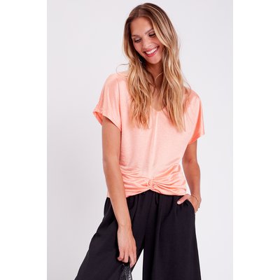 T-shirt manches courtes satiné CACHE CACHE
