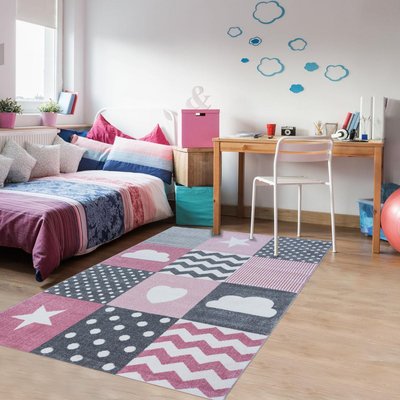 Tapis enfant tissé KID HEART UN AMOUR DE TAPIS