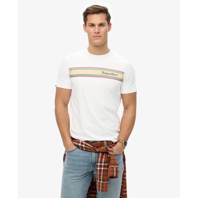 T-shirt décontracté à rayures et logo Venue SUPERDRY