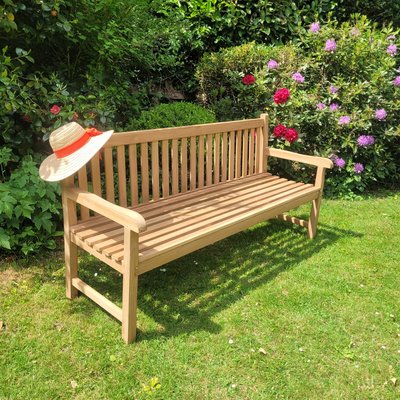 Banc en teck massif Londres 180 cm TECK ATTITUDE