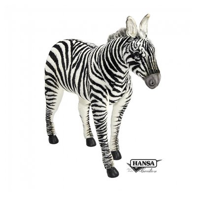 Hansa peluche geante Zèbre 75cmH HANSA
