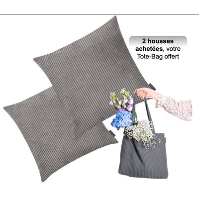 2 housses achetées, votre tote-bag offert SHARA MAGMA HEIMTEX