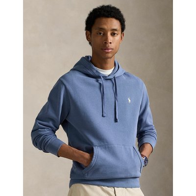 Hoodie in loopback terry, geborduurd logo POLO RALPH LAUREN