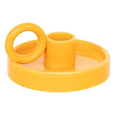 Bougeoir "Yuca" céramique H5,5cm ATMOSPHERA
