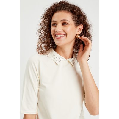 T-shirt col bijoux CACHE CACHE