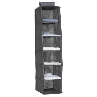 Housse rangement 6 cases anthracite 5FIVE SIMPLY SMART