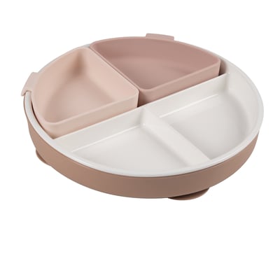Assiette bébé compartimentée en porcelaine MIX & MATCH BEABA