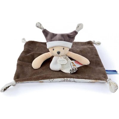 Doudou ours marron à histoires DOUDOU ET COMPAGNIE
