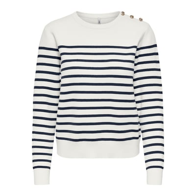 Pull maniche lunghe a righe ONLY