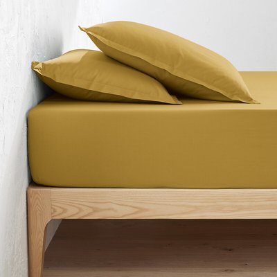 Drap housse en percale coton bonnet 30 cm Scenario LA REDOUTE INTERIEURS