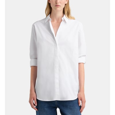 Chemise droite alma pop popeline coton GALERIES LAFAYETTE