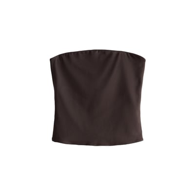 Top bandeau effet peau de pêche NEXT
