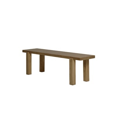 Banc en bois marron 140 cm - BUSK AUTRE TON