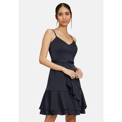 Robe de cocktail à volant VERA MONT