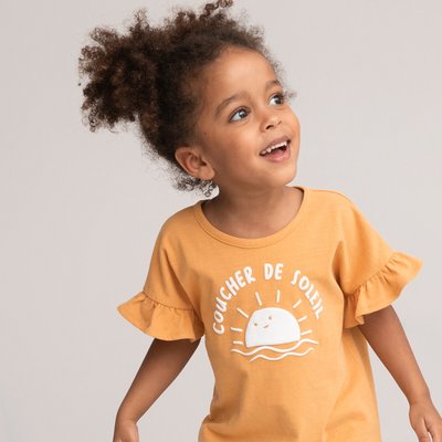 Lote de 2 t-shirts de mangas curtas com folho LA REDOUTE COLLECTIONS