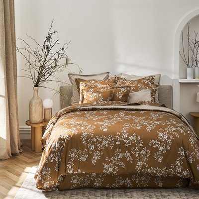Housse de couette imprimée en satin de coton bio, VIVIENNE ALEXANDRE TURPAULT