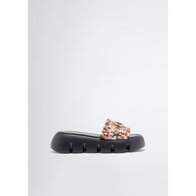 Mules plateforme avec motif animalier LIU JO