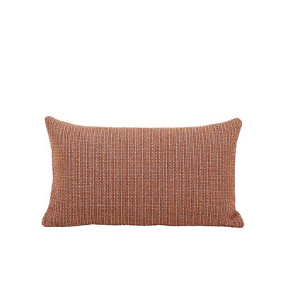 Housse de coussin Teora  en Jacquard texturé en fines rayures Vert 28x47 cm MADURA