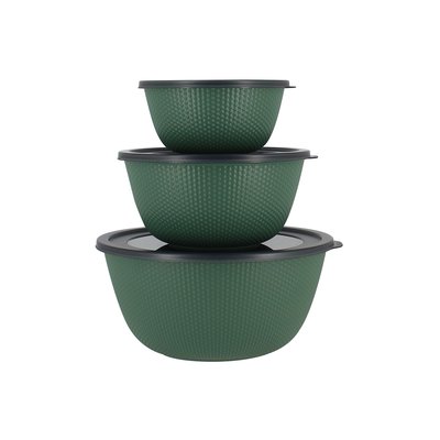 Set de 3 bols de conservation rond avec couvercle MENASTYL