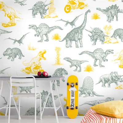 Papier peint panoramique DINO FUN LE PAPIERS DE NINON