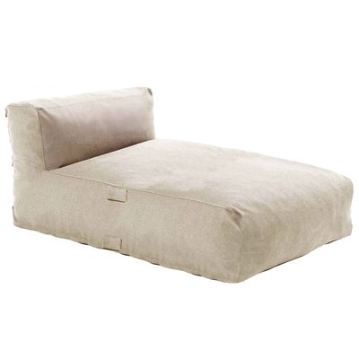 Méridienne pour salon de jardin modulable, MIXI OVIALA