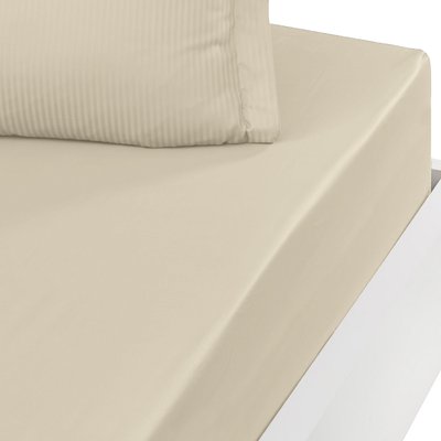 Drap housse uni satin de coton bonnet 40 cm VERSALUXE PLUS SENSEI MAISON