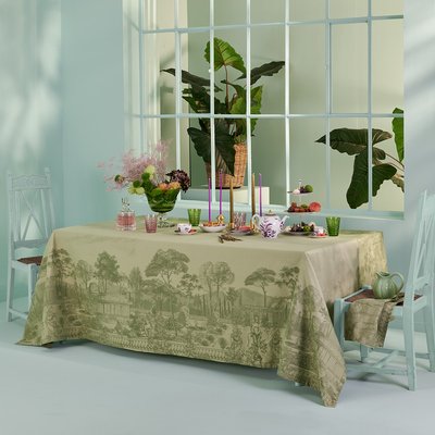 Nappe pur coton antitache JARDIN SPIRITUEL GARNIER THIEBAUT