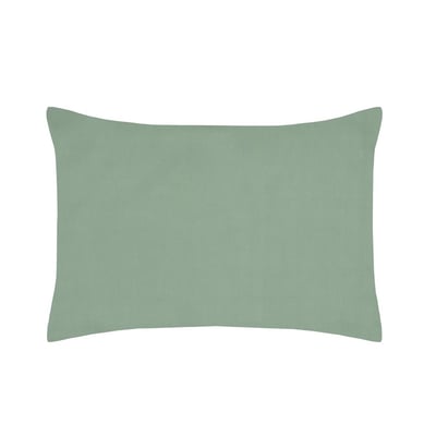 1 Taie d'oreiller percale de coton uni Elysee EDEN